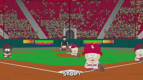 baseball running GIF by South Park 