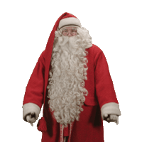 Christmas Santa Sticker by Inspiroiva Creative