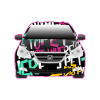 Honda Cat Sticker by WHERE TO PET ?