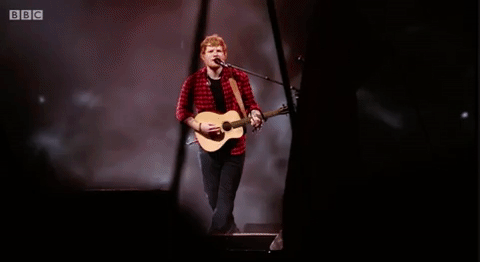 ed sheeran GIF by Glastonbury Festival 2017