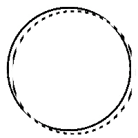 Circle Frame Sticker by しまみほ