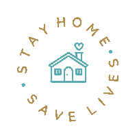 Save Lives Stay Home Sticker by Markeot