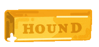 Gold Bar Sticker by HOUNDcollection