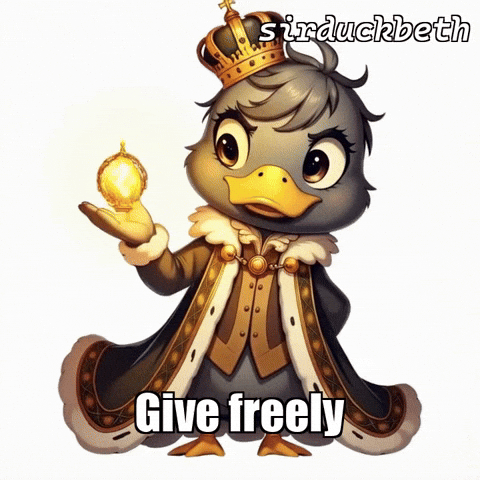 Wisdom Giving GIF by sirduckbeth