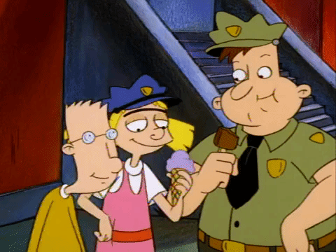 hey arnold nicksplat GIF