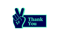 Thanks Thank You Sticker by Elementor