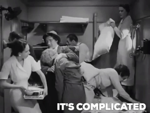 its complicated GIF