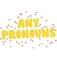Gender Pronouns Sticker