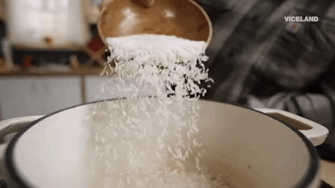 Cook rice GIF