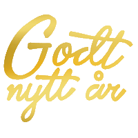 Happy New Year Gold Sticker