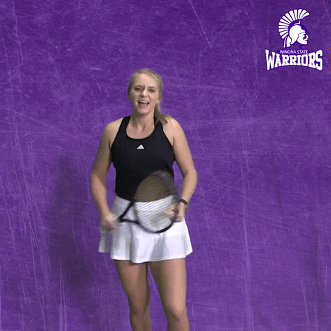 Tennis Warriors GIF by WinonaStateATH