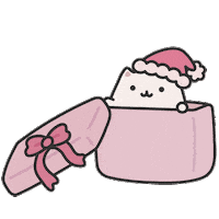 Cat Christmas Sticker