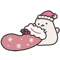 Cat Christmas Sticker
