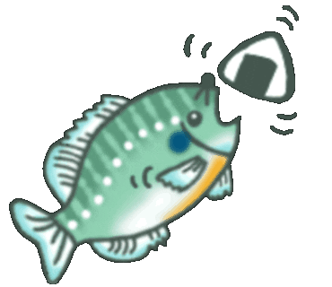 魚 おにぎり Sticker