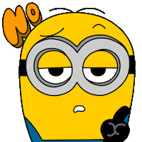 Finger No Sticker by Minions