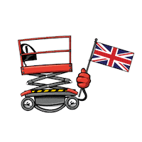 skyjackinc flag uk british unitedkingdom Sticker