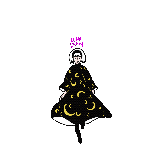 Witch Luna Sticker