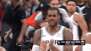 happy lamarcus aldridge GIF by NBA