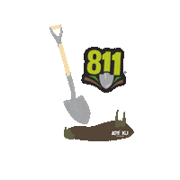 Call811 Sticker by LG&E and KU