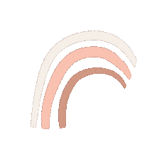 PageAndBotanyArtCo pink rainbow colour lines Sticker