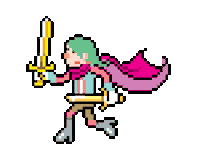 fight pixel Sticker by eBoy