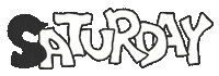 Saturday Morning Text Sticker
