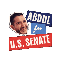 abdulforsenate abdul abdulelsayed abdulforsenate abdul el sayed Sticker