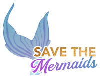 SquatchandSiren beach glitter sparkles mermaid Sticker