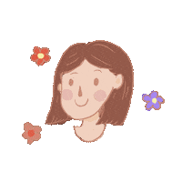 Happy Girl Sticker
