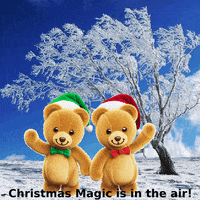 Teddy Bear Christmas GIF