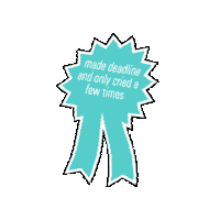 Deadline Yearbook Sticker by Rocky Mountain Journalism