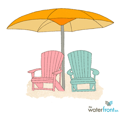 Toronto Waterfront Summer Sticker by Waterfront BIA