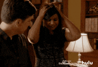 the mindy project flirting GIF by HULU