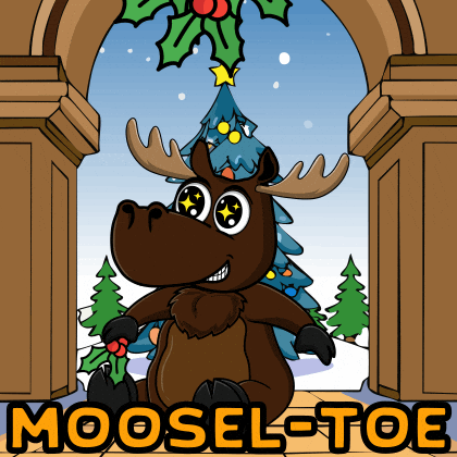 DoYouMoose giphyupload christmas kiss holiday GIF