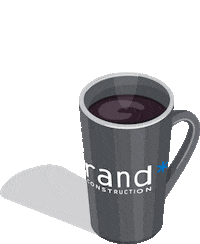 Coffee Mug Sticker by rand*  Marketing
