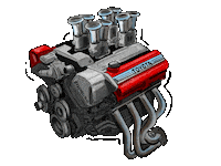 Motor Engine Sticker