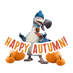 Autumn Leaves Sticker by Dodo Australia