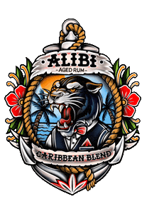 Alibirum alibirum alibi rum Sticker