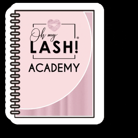 Oh-my-lash giphygifmaker pink beauty school GIF