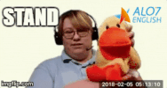 stand total physical response GIF by ALO7.com