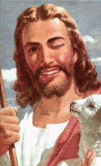 Jesus Wink GIF - Find & Share on GIPHY