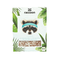 Vegan Bio Sticker by Raccoon Foods