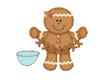 Baking Gingerbread House Sticker