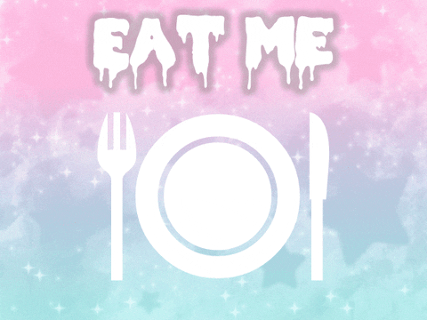 eat me eating GIF
