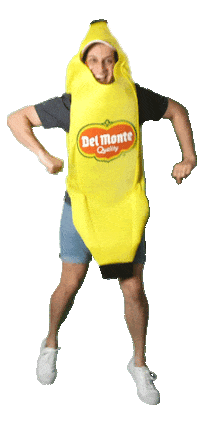 DelMonteFresh banana dancing banana banana suit dancingbanana Sticker