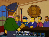 gathering homer simpson GIF