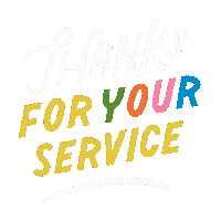 Thanks Service Sticker