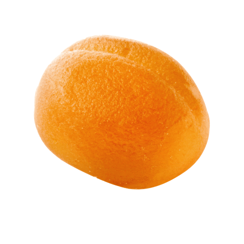 YumEarth giphyupload candy peach treat Sticker