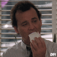 Hungry Bill Murray GIF by Laff