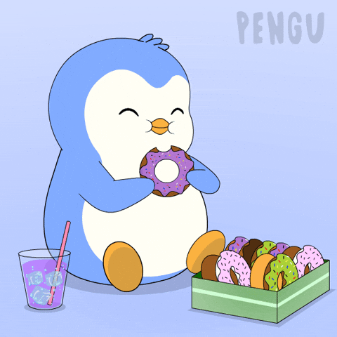Happy Sweet Tooth GIF by Pudgy Penguins